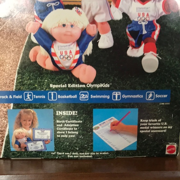 🆕 Rare 1995 Cabbage Patch OLYMPIKIDS Special Doll - Picture 9 of 10